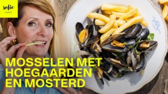 Mosselen met Hoegaarden en mosterd-roomsaus